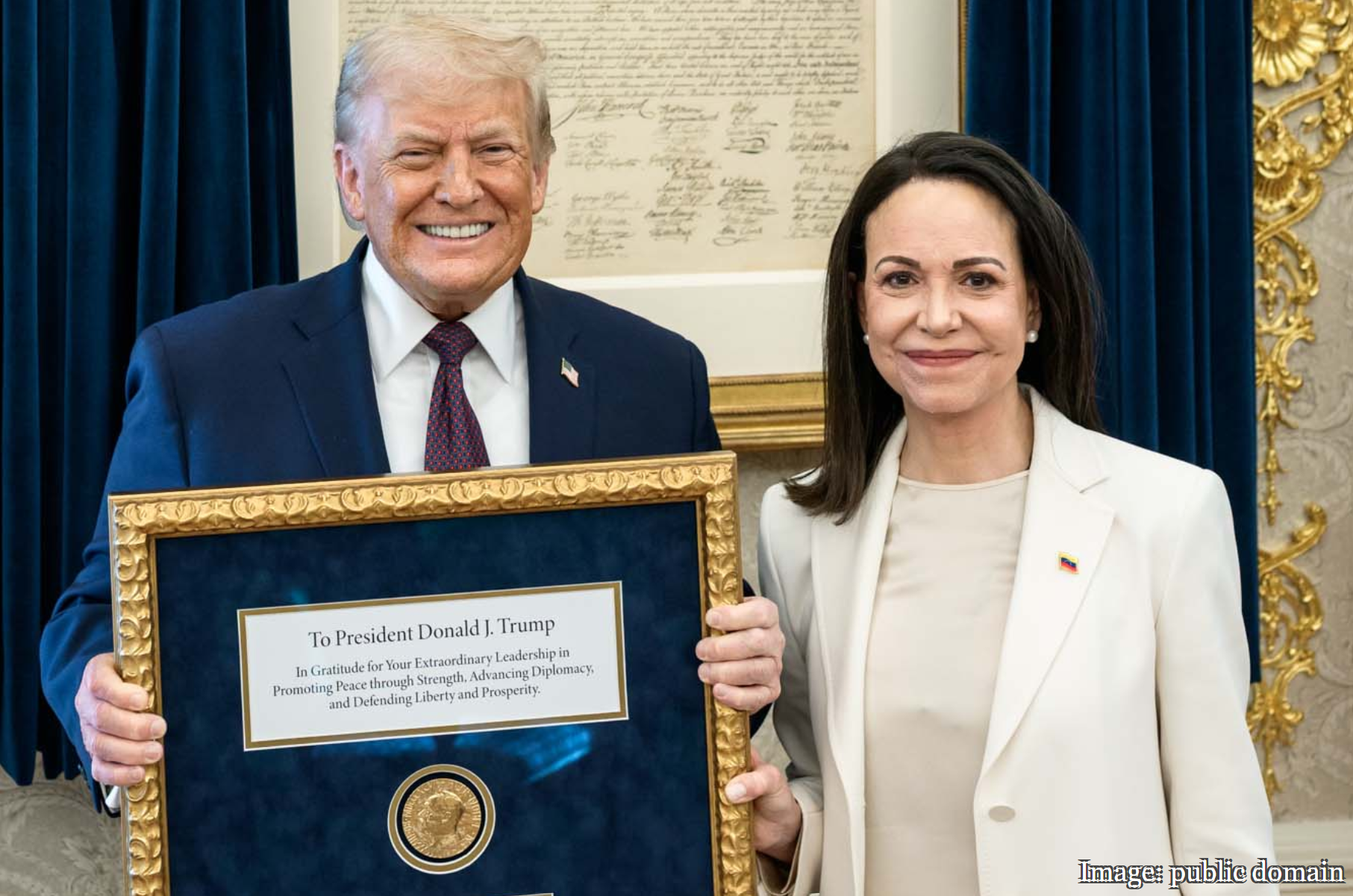 Corina Trump Nobel Paz